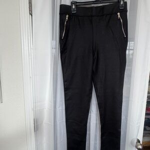 Stoosh - Faux Leather Pull On Pants